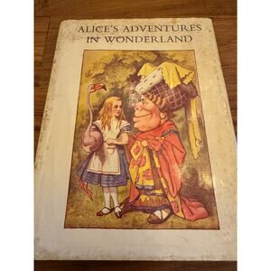 Lewis Carroll Alice's Adventures In Wonderland HC With Dust Jacket, Rare